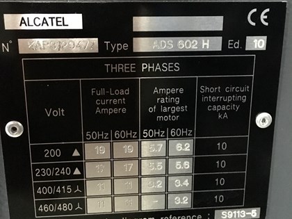 Alcatel阿尔卡特干式真空泵ADS602H维修保养