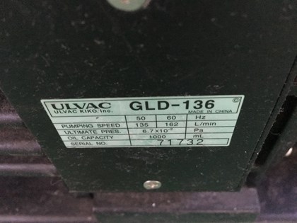 爱发科ulvac GLD-136油泵维修保养